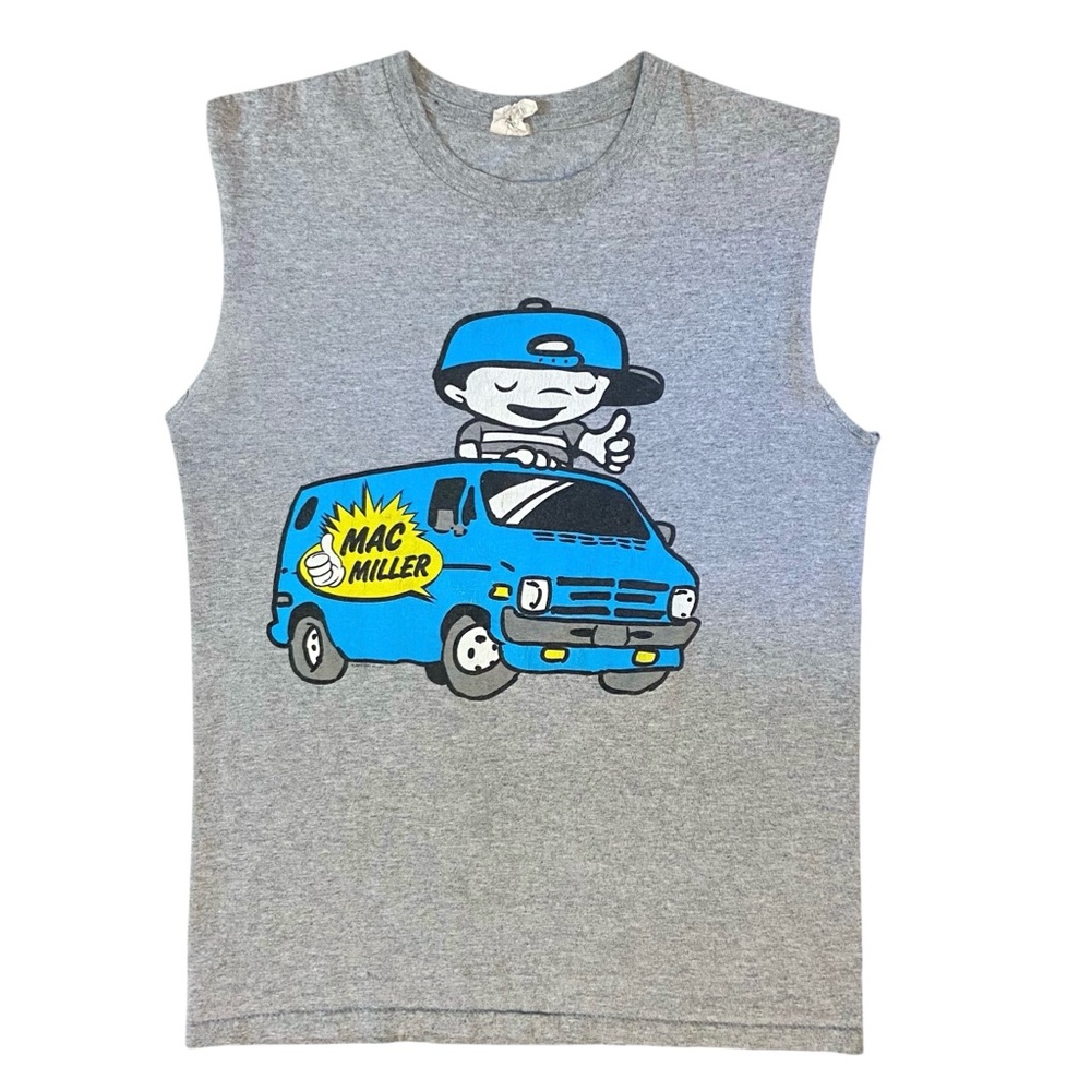 Anvil Mac Miller Most Dope 2012 Tour Merch Grey T-Shirt